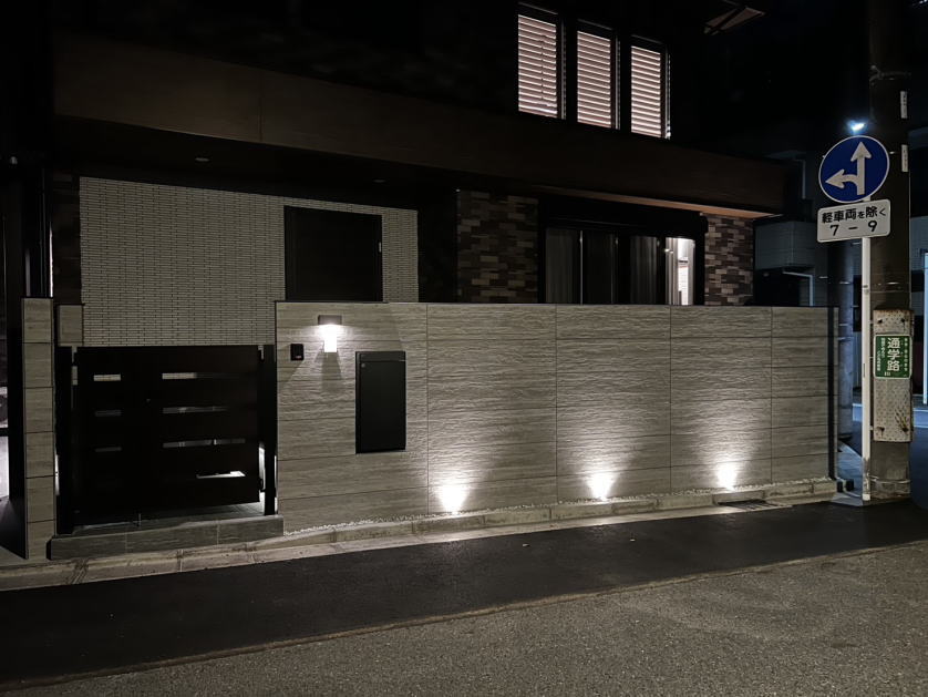 川崎市H様邸｜夜も素敵に演出します！